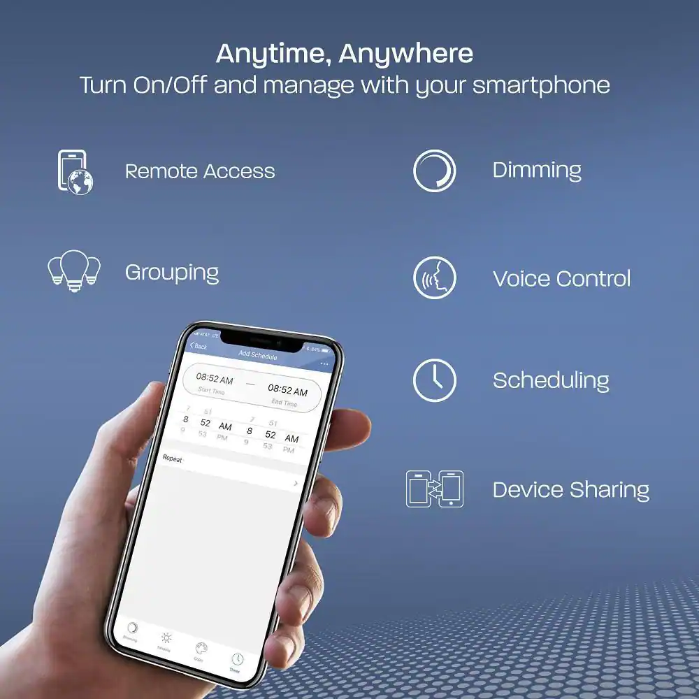 Feit Electric 9 in. Hardwired Outdoor Security Dual Head Motion Tunable White Smart Wi-Fi Connected Wireless LED Flood Light (4-Pack)