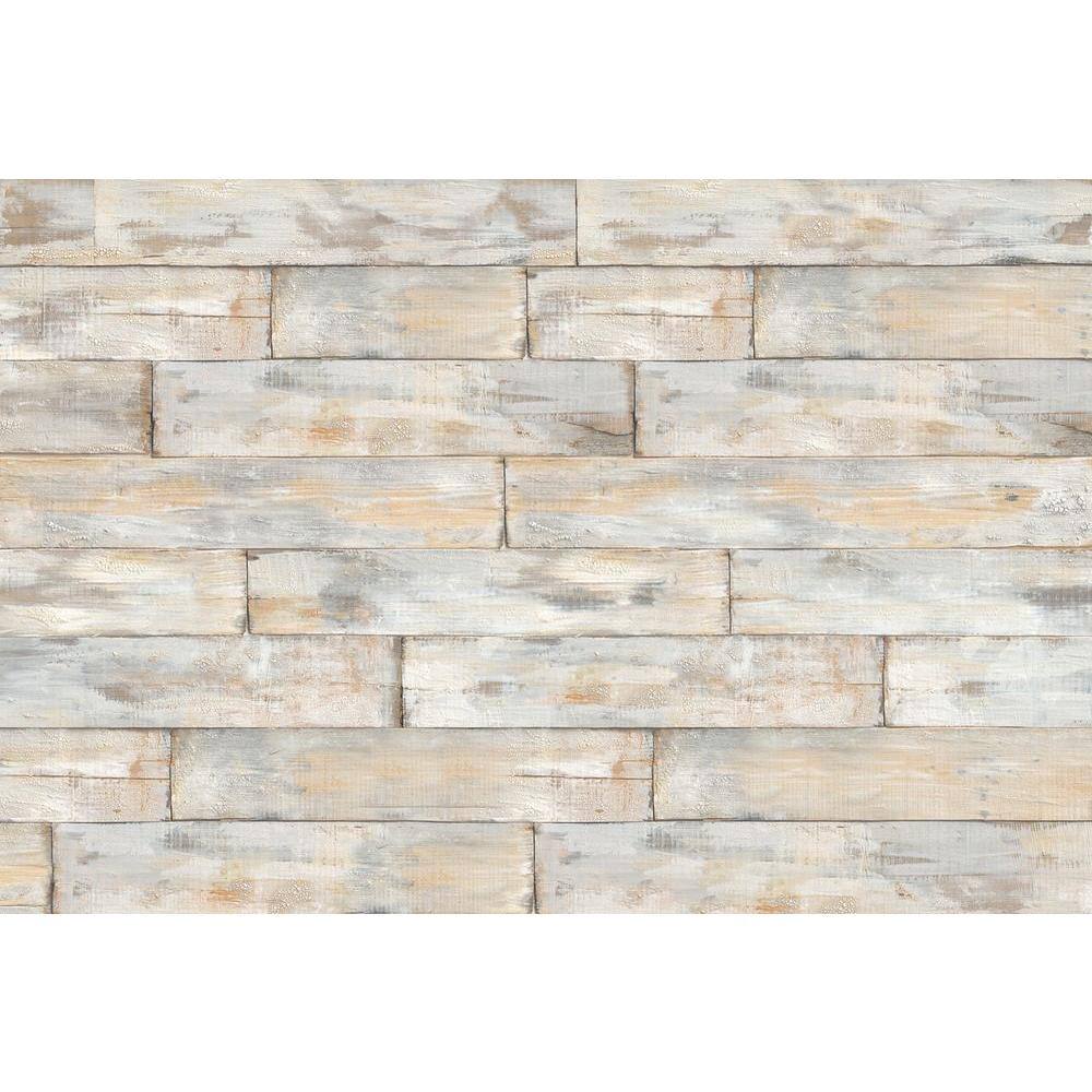 Komar 145 in. H x 98 in. W Shabby Chic Wall Mural