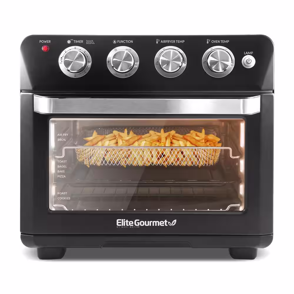 Maximatic Elite Gourmet Deluxe 25L Air Fryer Oven Black