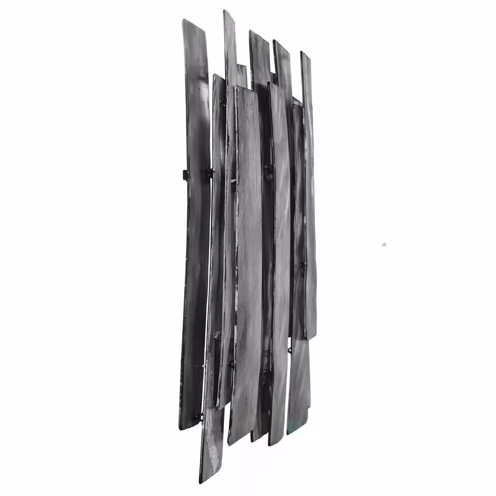 StyleCraft Metal Black, Grey, Silver Wall Architectural Decor