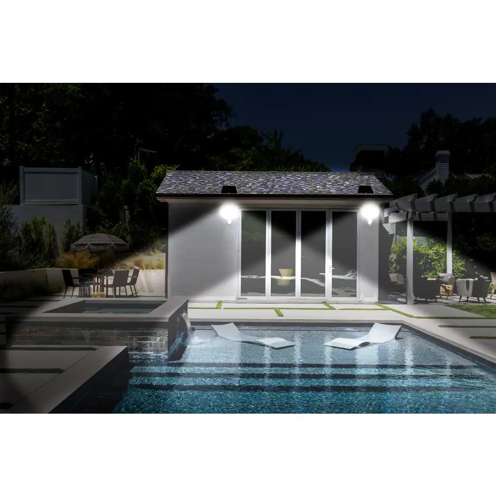 eLEDing 180 Degree Solar Cree LED Outdoor Smart True Dusk to Dawn Security/Safety/Flood/Spot/Patio/Yard Light