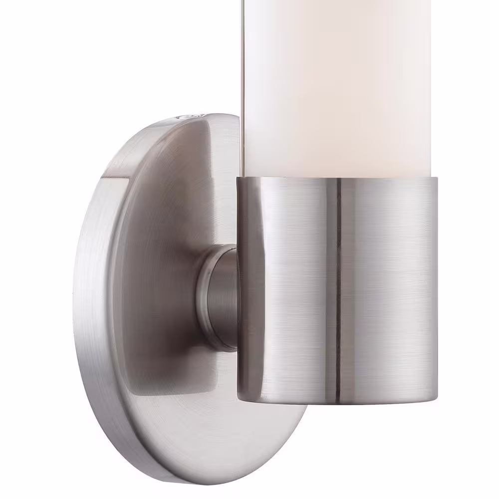 George Kovacs Saber II 10-Watt Brushed Nickel Integrated LED Wall Sconce