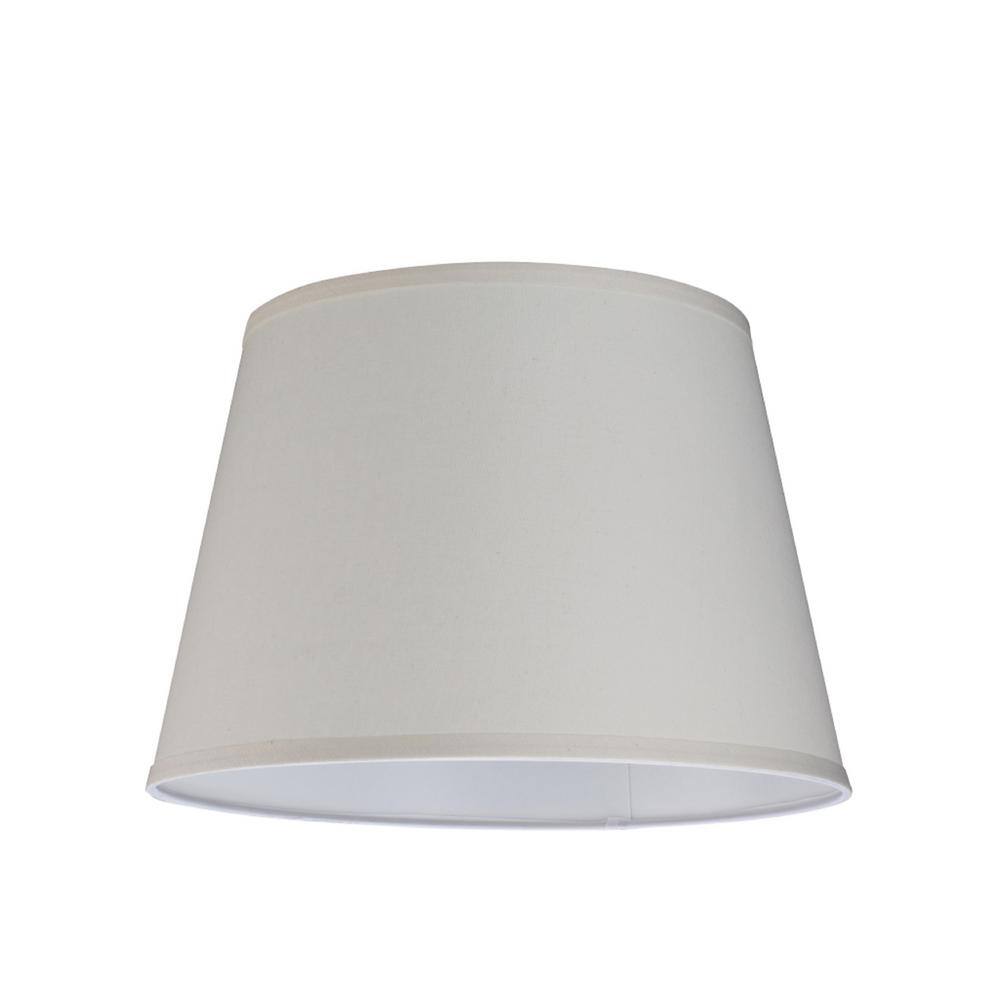 Aspen Creative Corporation 15 in. x 10.5 in. Off White Hardback Empire Lamp Shade