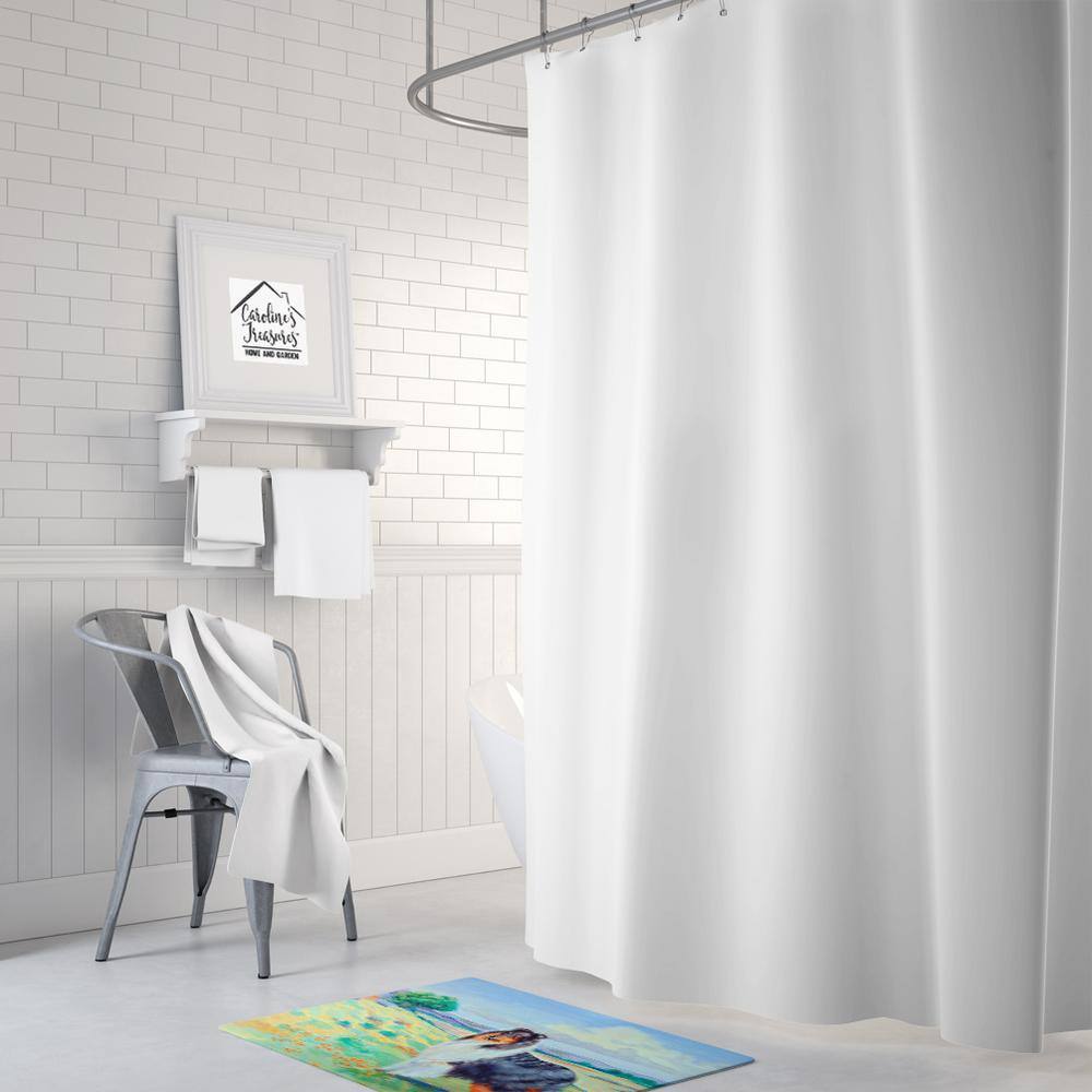 Caroline's Treasures 19 in. x 27 in. Collie Machine Washable Memory Foam Mat