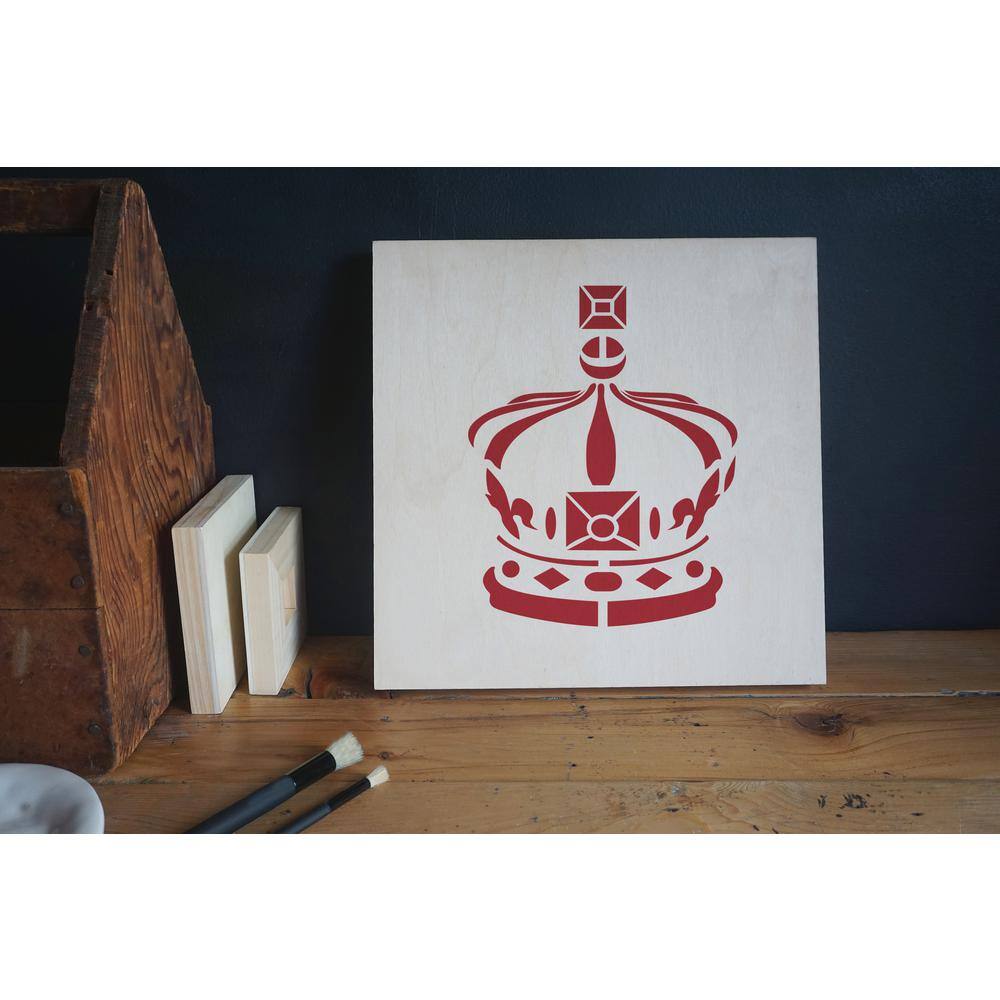 Stencil1 Clean Crown Stencil