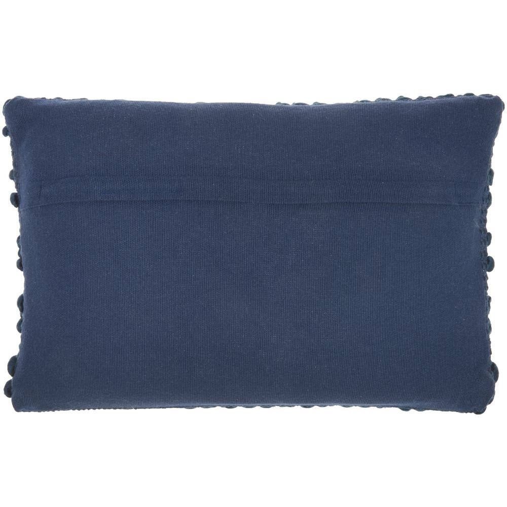 Mina Victory Life Styles Farmhouse Textured Cotton Woven Throw Pillow