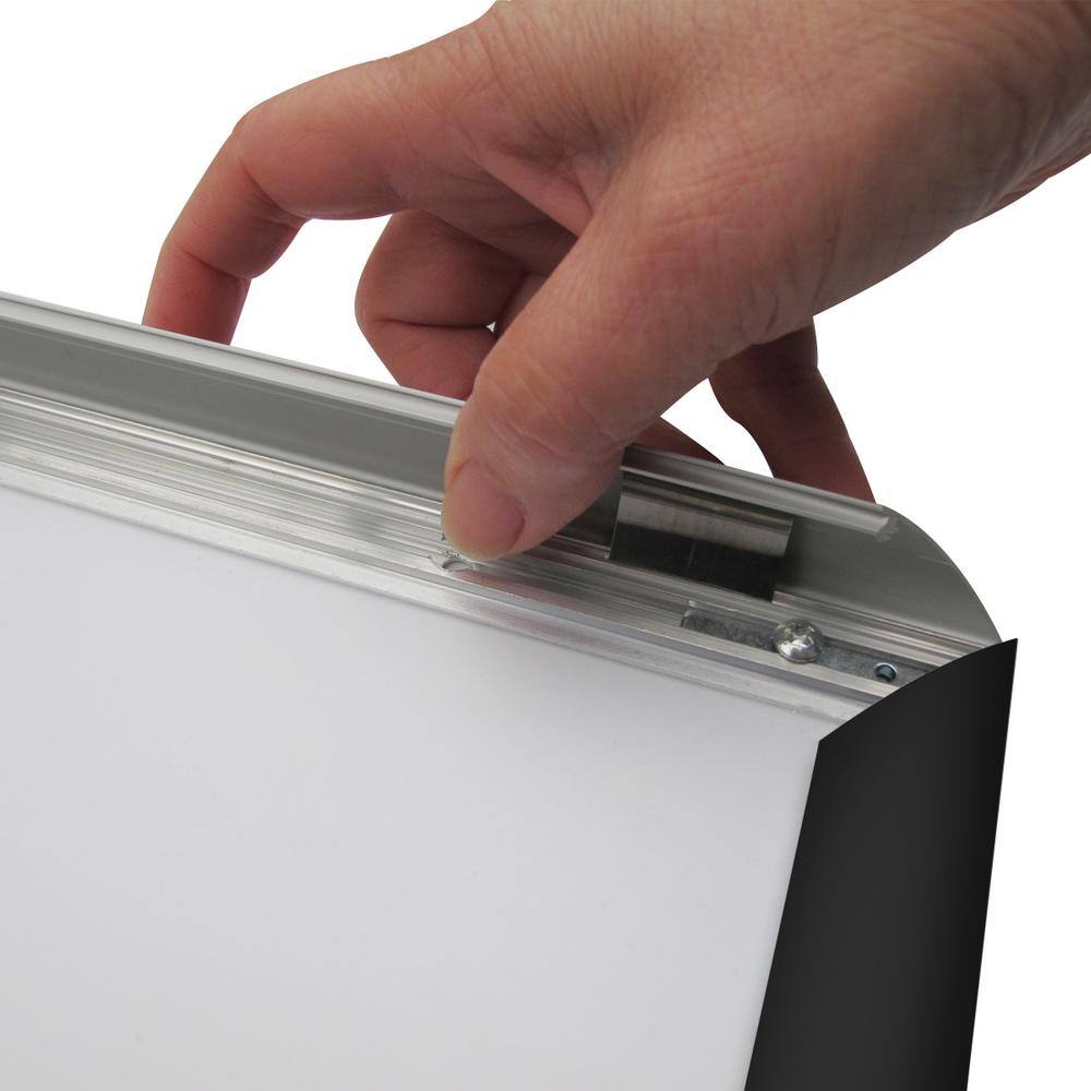 SECO 12 in. x 18 in. Black Snap Picture Frame