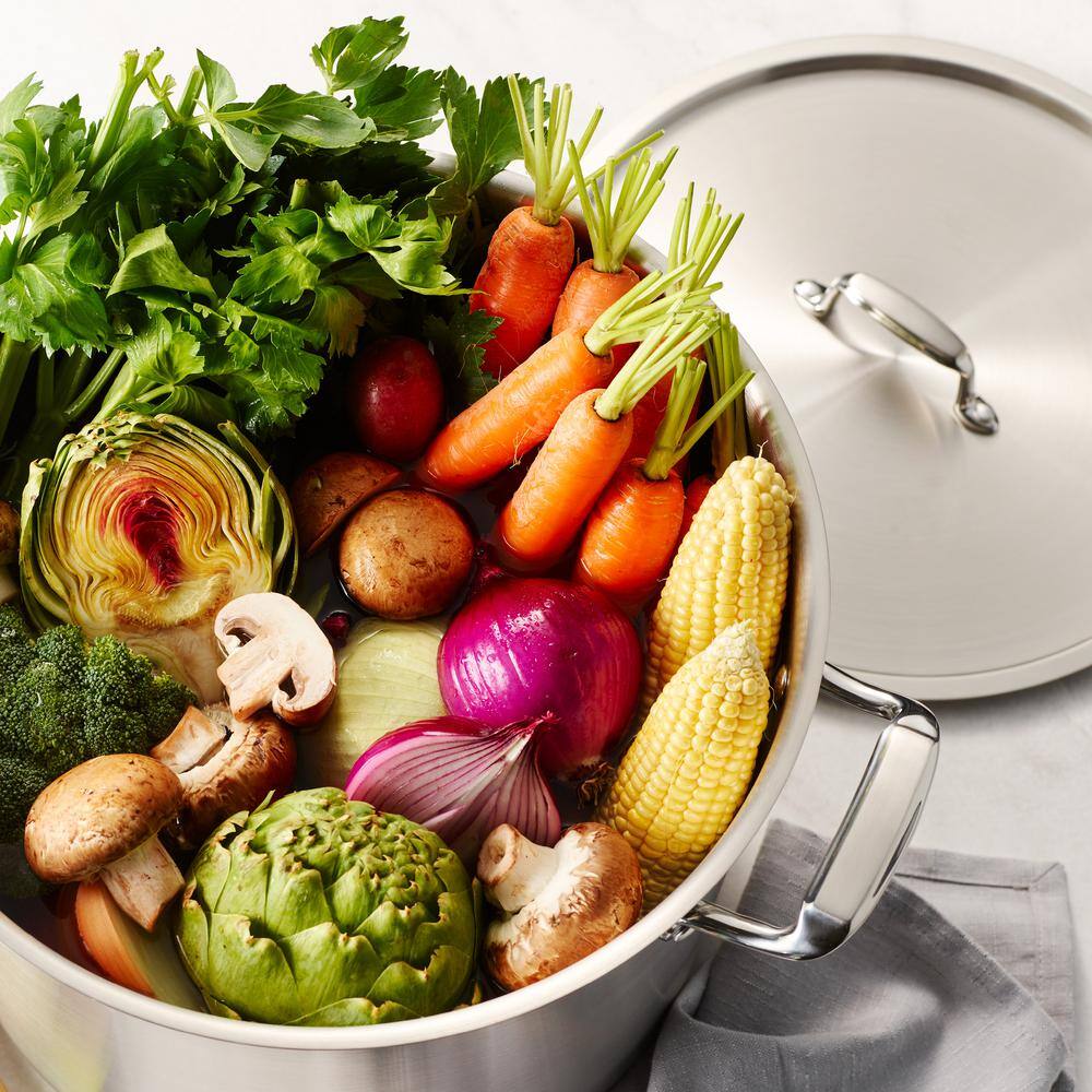 Tramontina Gourmet 16 qt. Stainless Steel Stock Pot with Lid