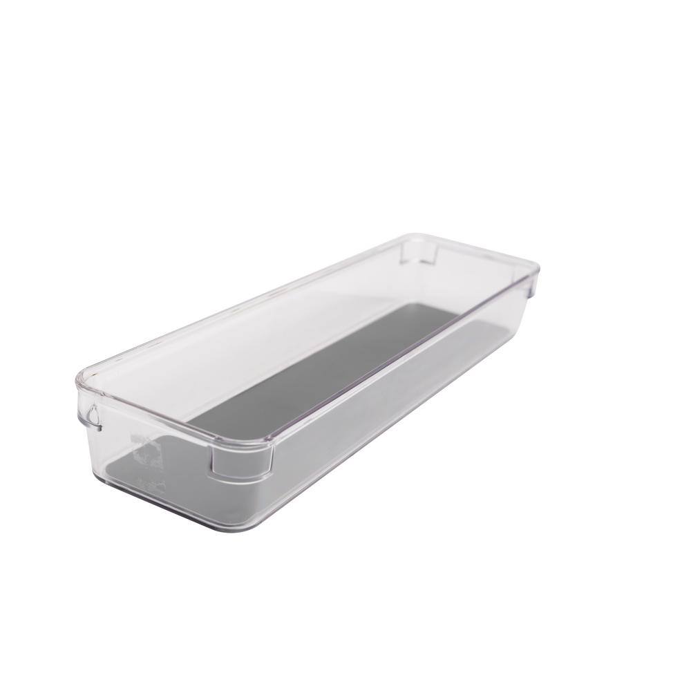 None 12.79 in. Acrylic Food Storage Container Kitchen Organizer 3-Pack