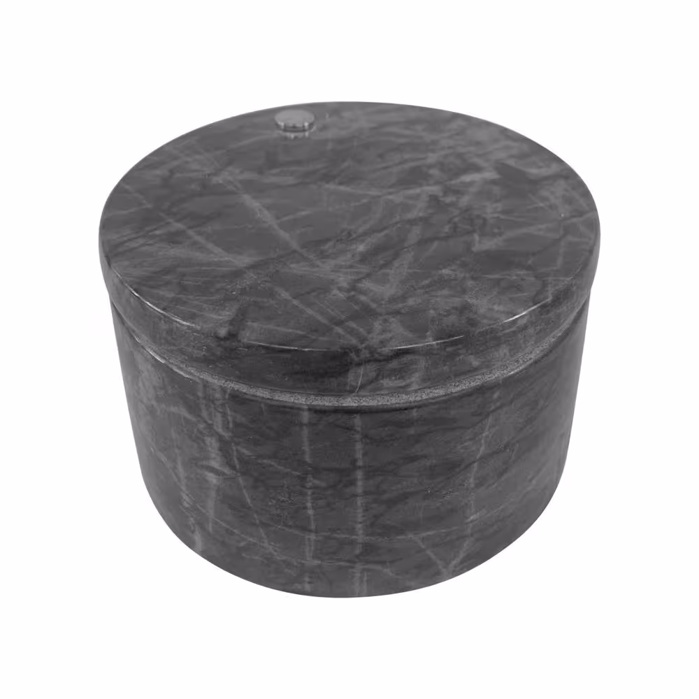Fox Run Black Marble Double Salt Cellar
