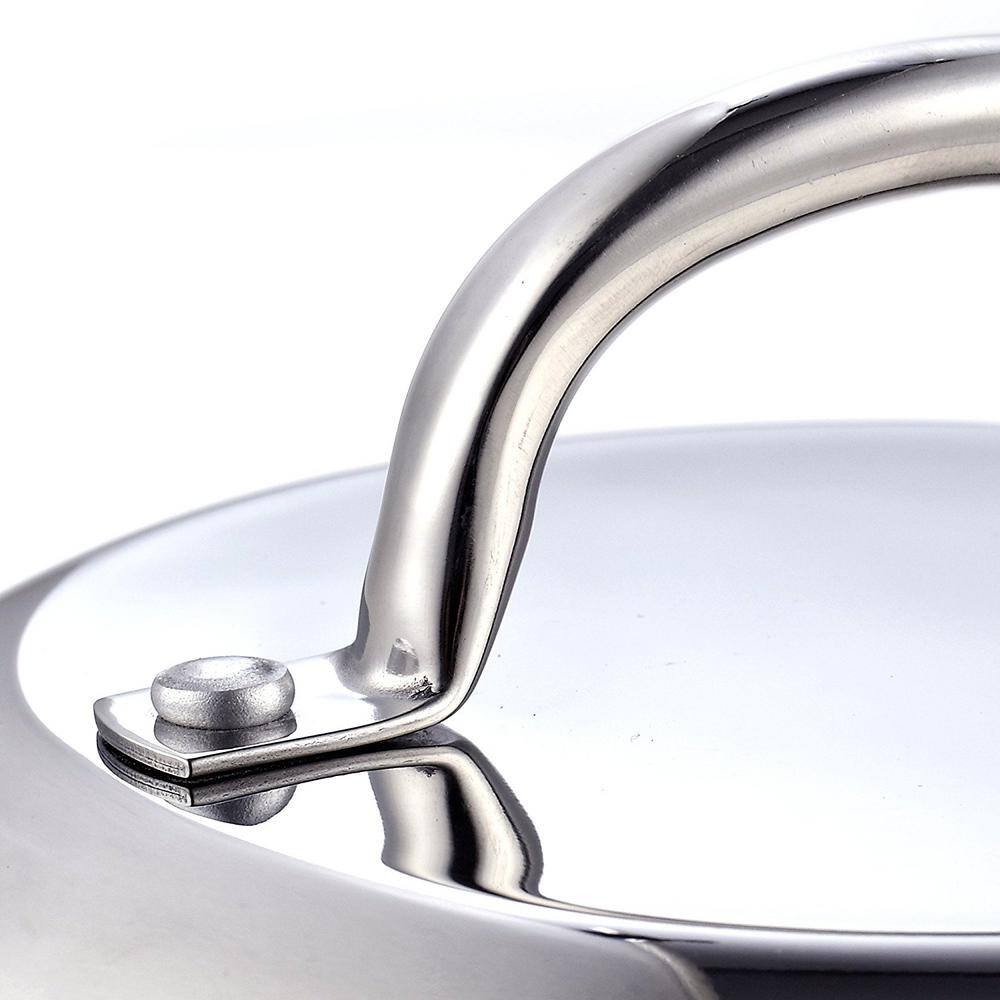 Cook N Home 9.5 in./24 cm Stainless Steel Grill Cooking Steaming Dome Lid Cover