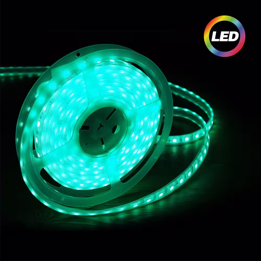 Tzumi LumaStrip 10 ft. USB Powered Integrated LED Strip Light with Remote