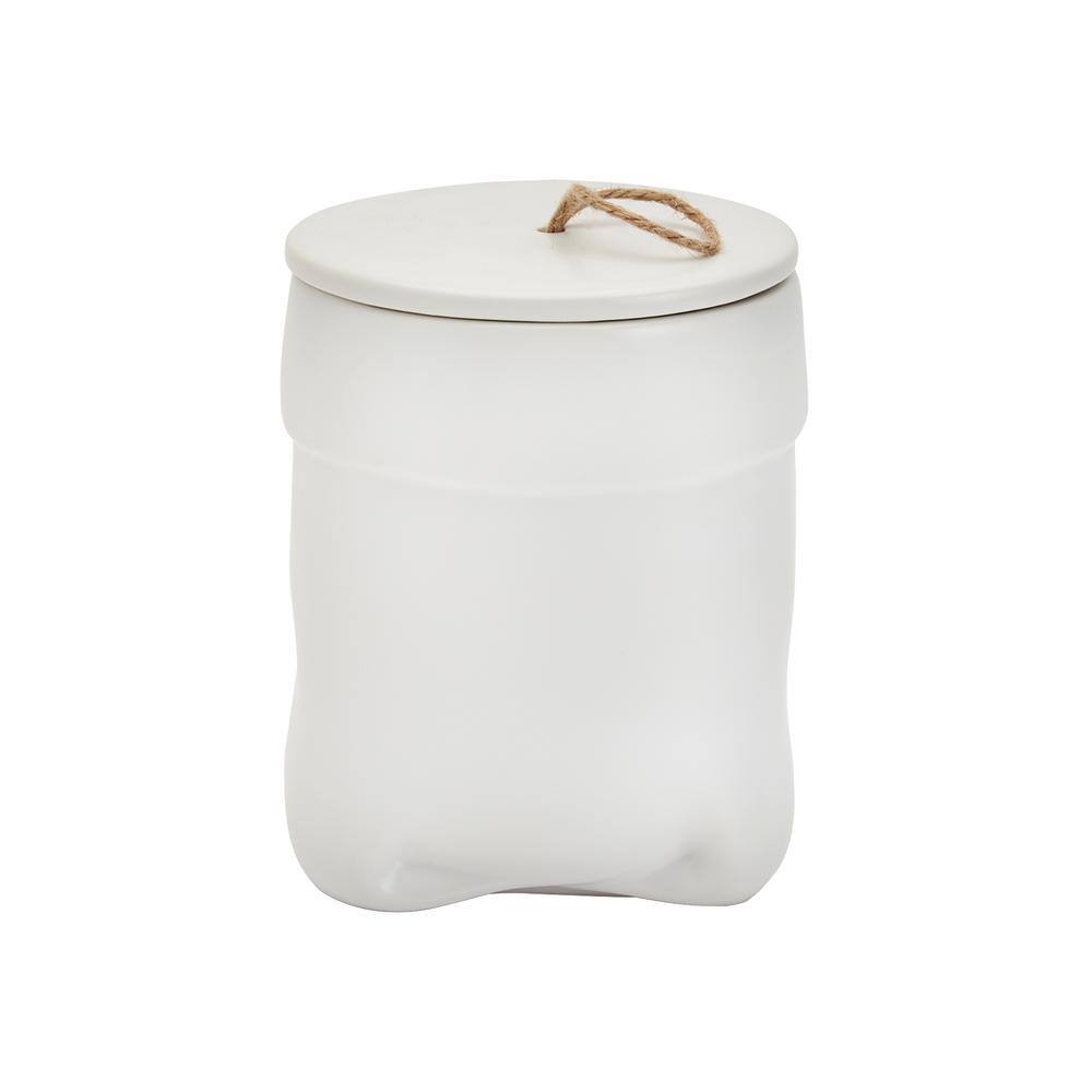 Tabletops Gallery Hampton 3-Piece Ceramic Kitchen Canister Set with Ceramic Lids