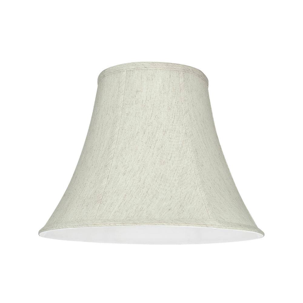 Aspen Creative Corporation 14 in. x 11 in. Linen White Bell Lamp Shade