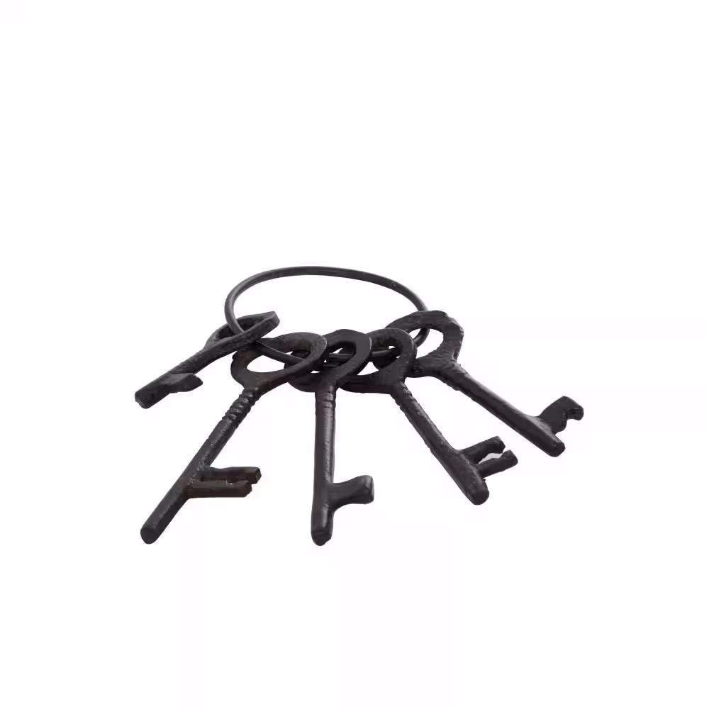 Novogratz Black Aluminum Keys