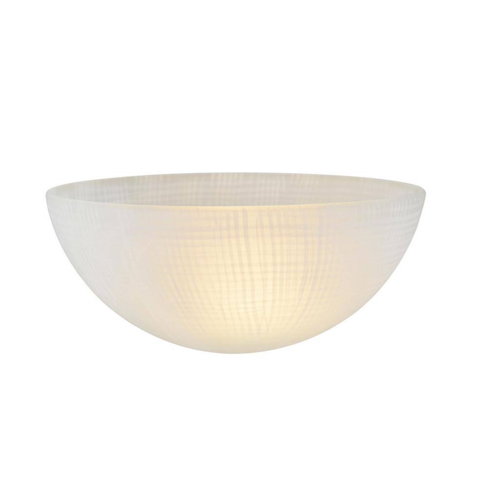None 5-3/4 in. H x 13 in. Dia/Frosted Glass Shade For Torchiere Lamp, Swag Lamp and Pendant