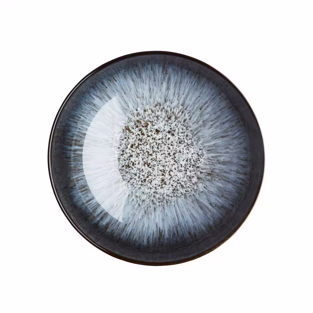 Denby Stoneware Halo Coupe 27.7 fl. oz. Multi-Colored Blue - Black Cereal Bowl