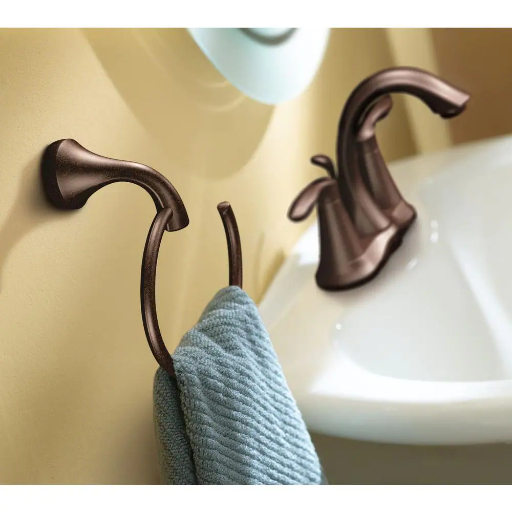 MOEN Eva Towel Ring in Brushed Nickel