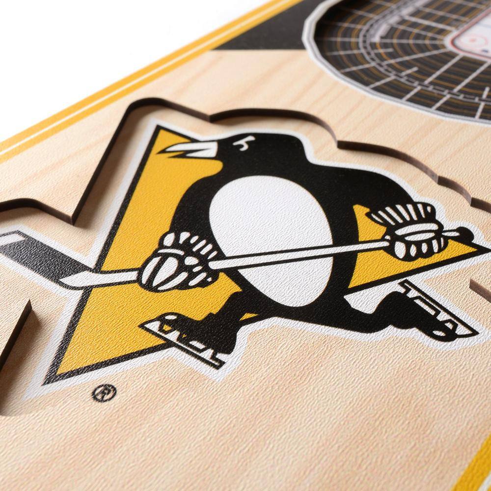 YouTheFan NHL Pittsburgh Penguins 6 in. x 19 in. 3D Stadium Banner-PPG Paints Arena