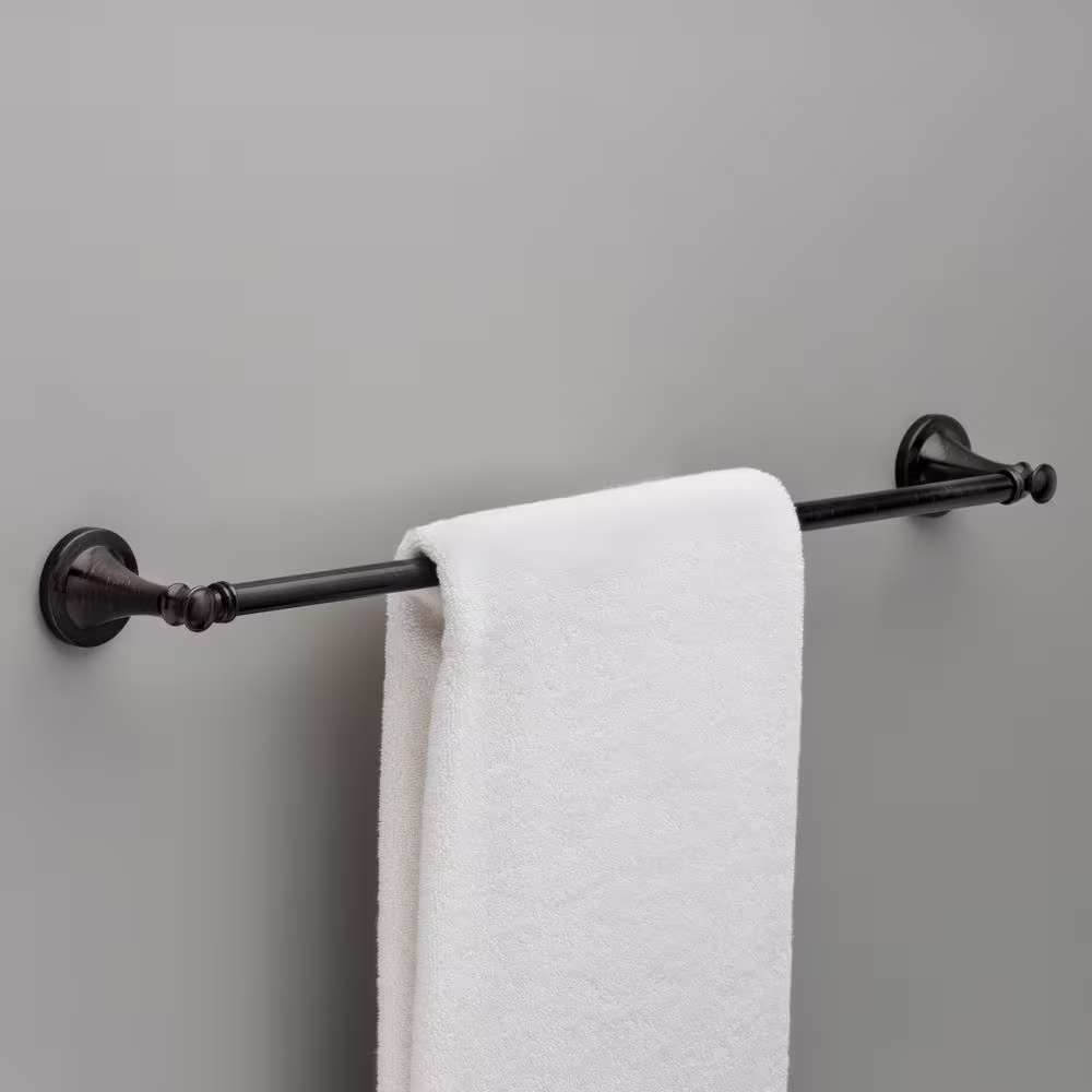 Delta Silverton 24 in. Towel Bar in Venetian Bronze