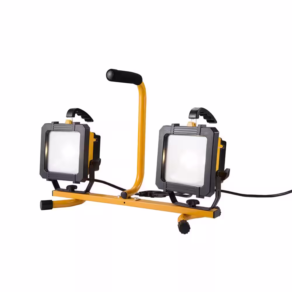 All-Pro 5000 Lumen 2 Head LED Stand Work Light