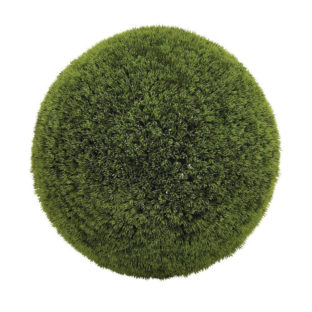Litton Lane Indoor Outdoor Boxwood Topiary Artificial Foliage Ball