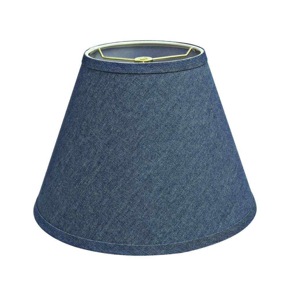 Aspen Creative Corporation 12 in. x 9 in. Washing Blue Hardback Empire Lamp Shade