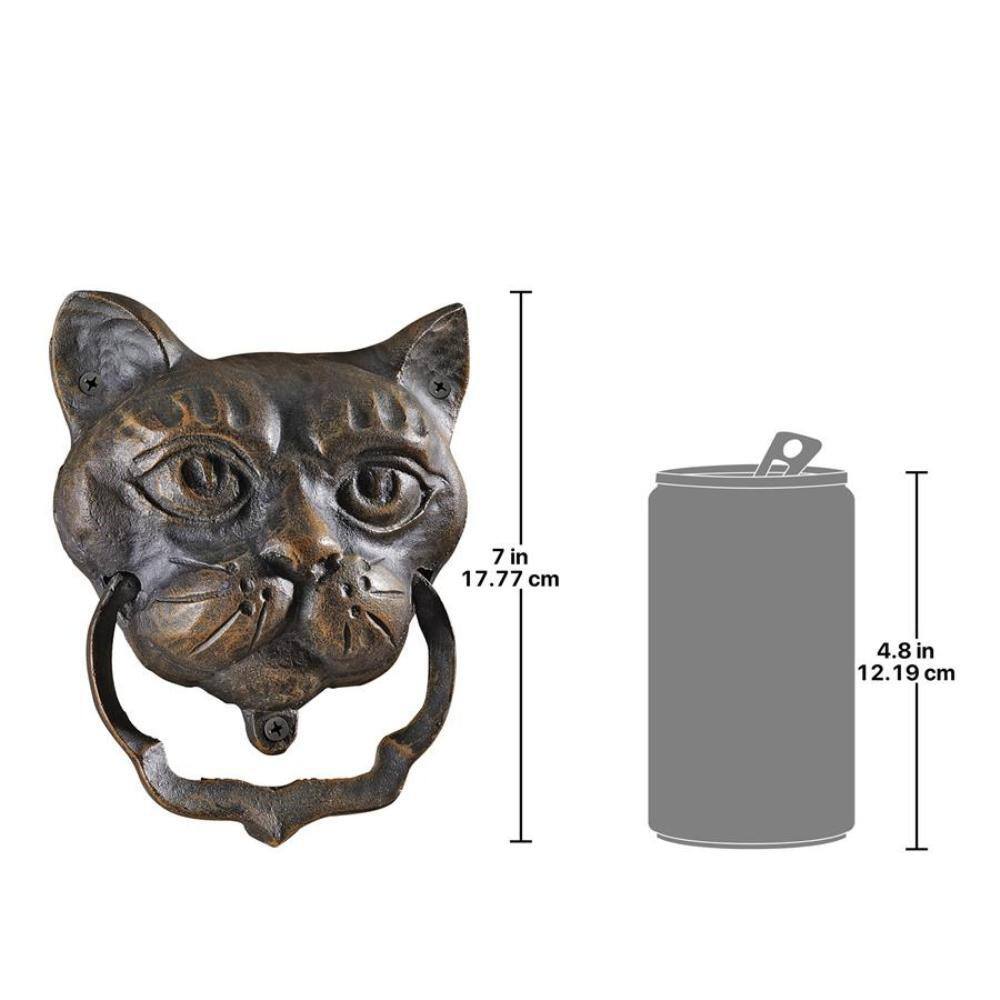 Design Toscano Black Cat Authentic Foundry Iron Novelty Door Knocker