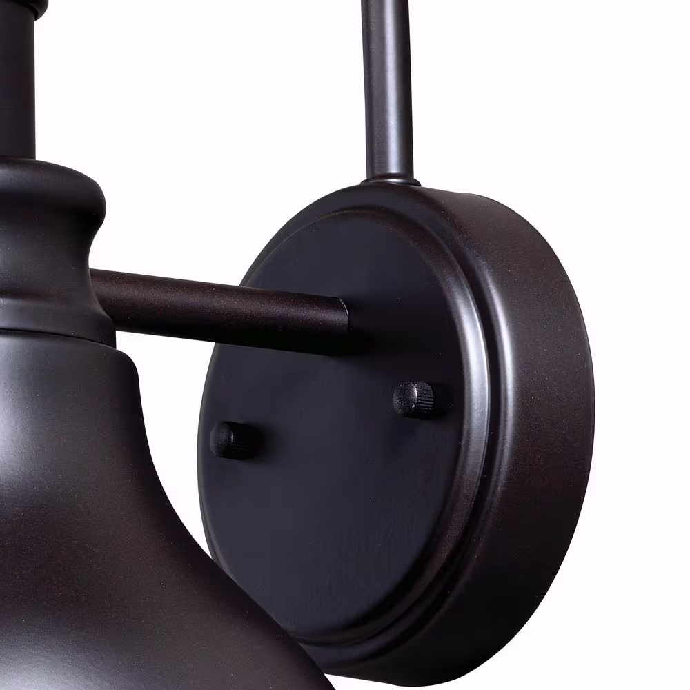 VAXCEL Delano Bronze Motion Sensor Dusk to Dawn Farmhouse Barn Dark Sky Outdoor Wall Light