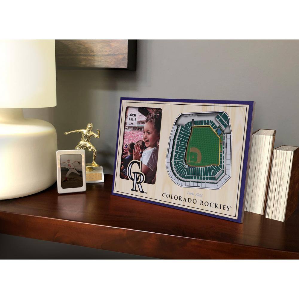 YouTheFan MLB Colorado Rockies 3D StadiumView Picture Frame - Coors Field