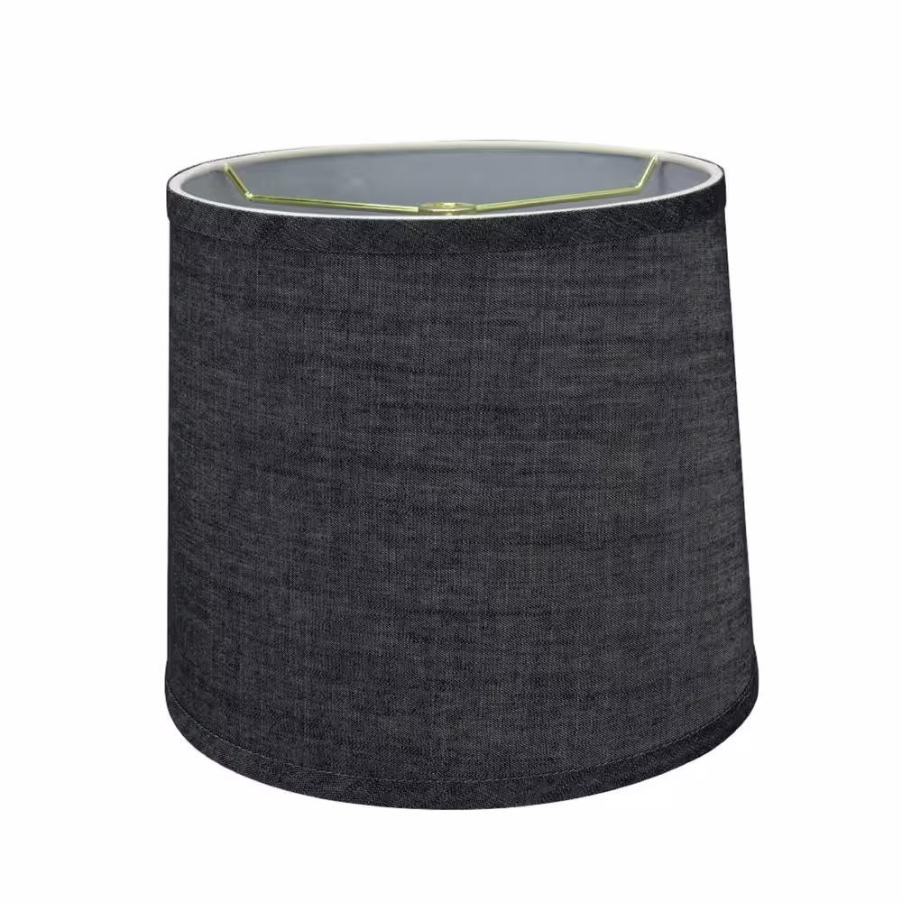 Aspen Creative Corporation 10.5 in. x 9 in. Grey-Blue Hardback Empire Lamp Shade