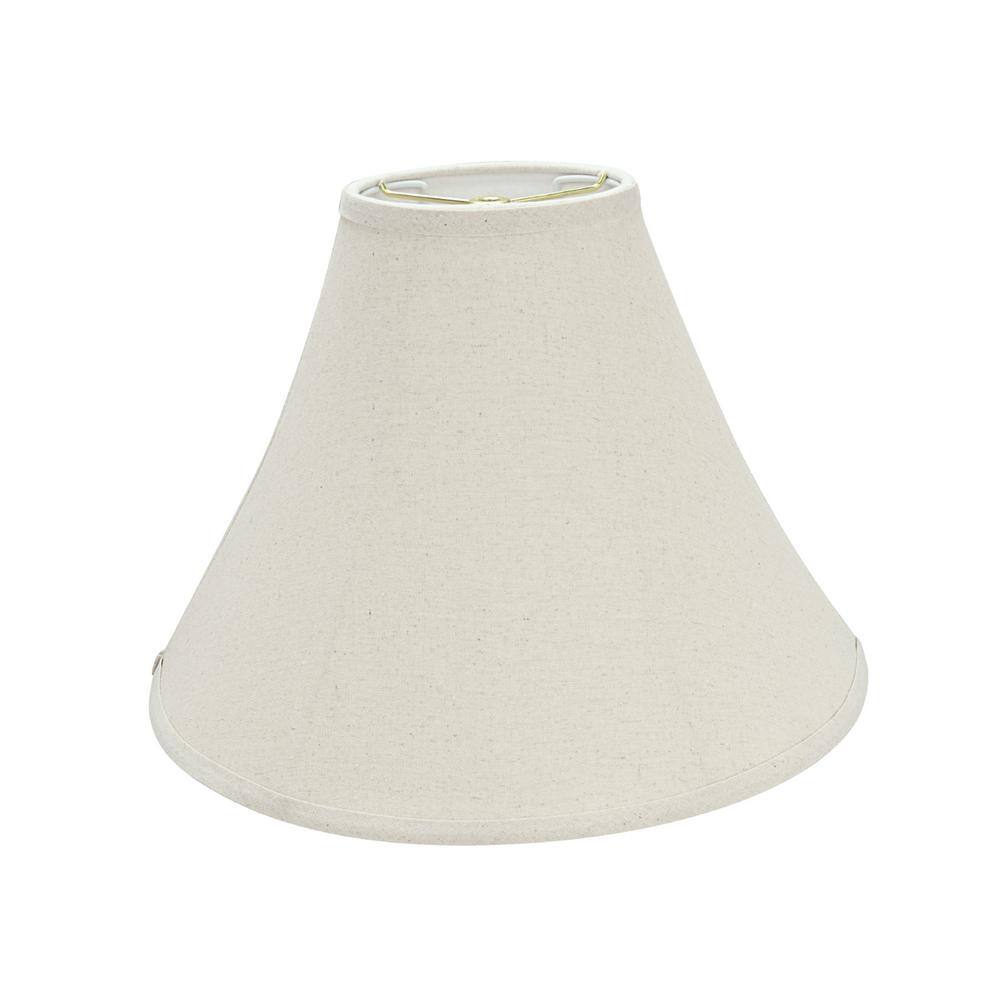 Aspen Creative Corporation 16 in. x 12 in. Beige Bell Collaspsible Lamp Shade
