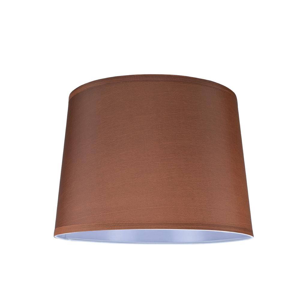 Aspen Creative Corporation 14 in. x 10 in. Dark Brown Hardback Empire Lamp Shade