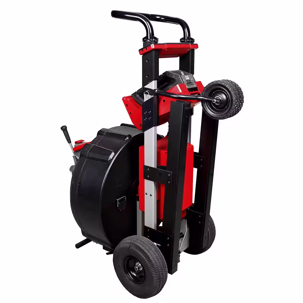 Milwaukee MX FUEL Lithium-Ion Cordless Sewer Drum Machine Load Wheel