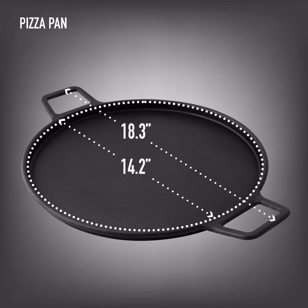 KENMORE 14 in. Cast Iron Pizza Pan