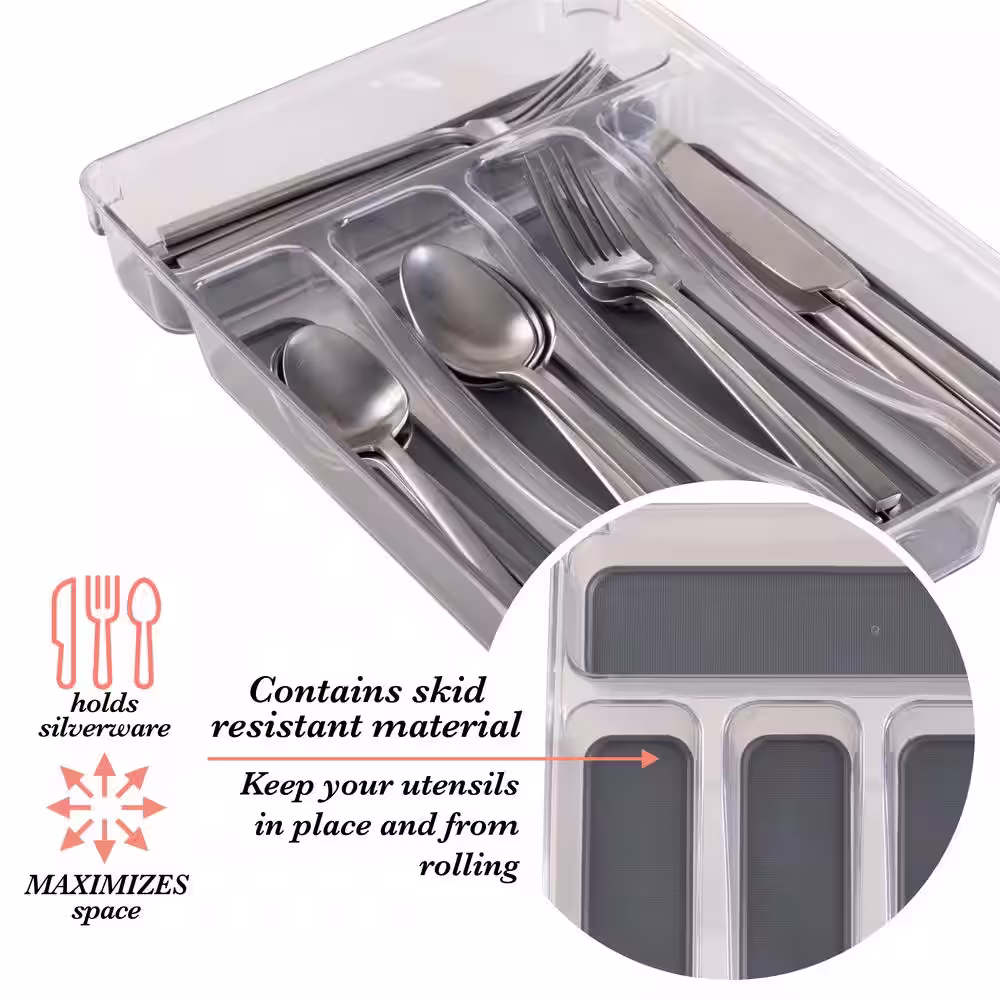 Kitchen Details 5-Compartment Cutlery Tray