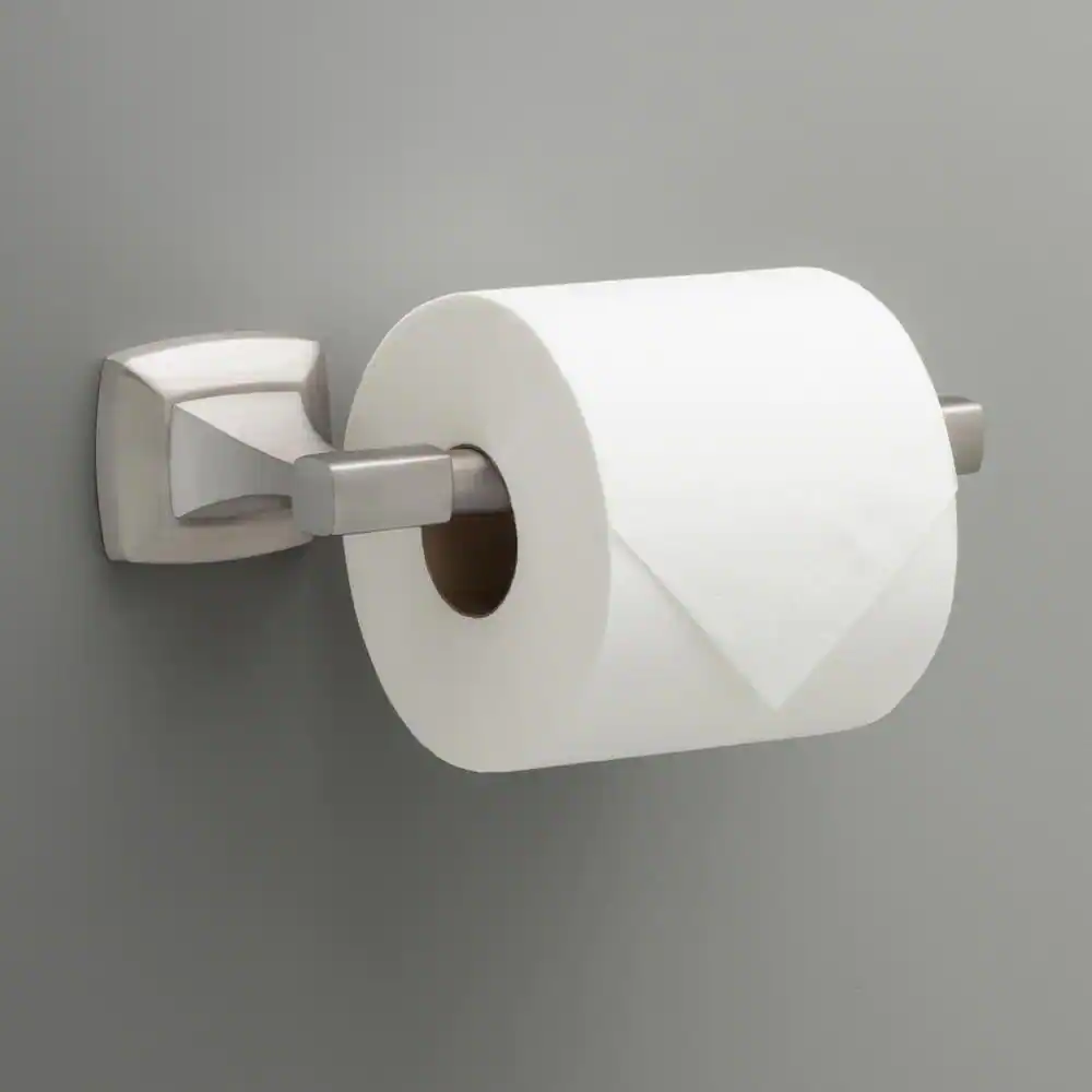 Delta Portwood Pivoting Toilet Paper Holder in SpotShield Brushed Nickel