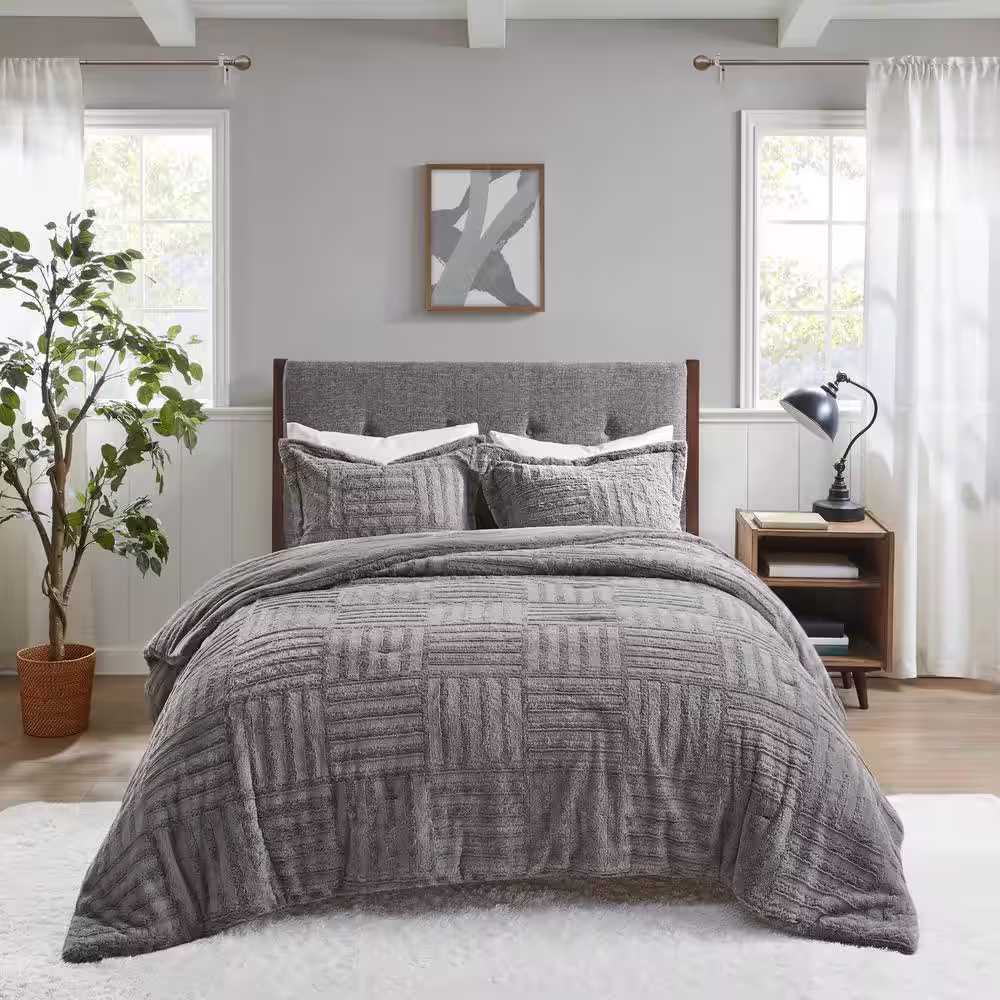 Madison Park Polar Fur Down Alternative Comforter Set