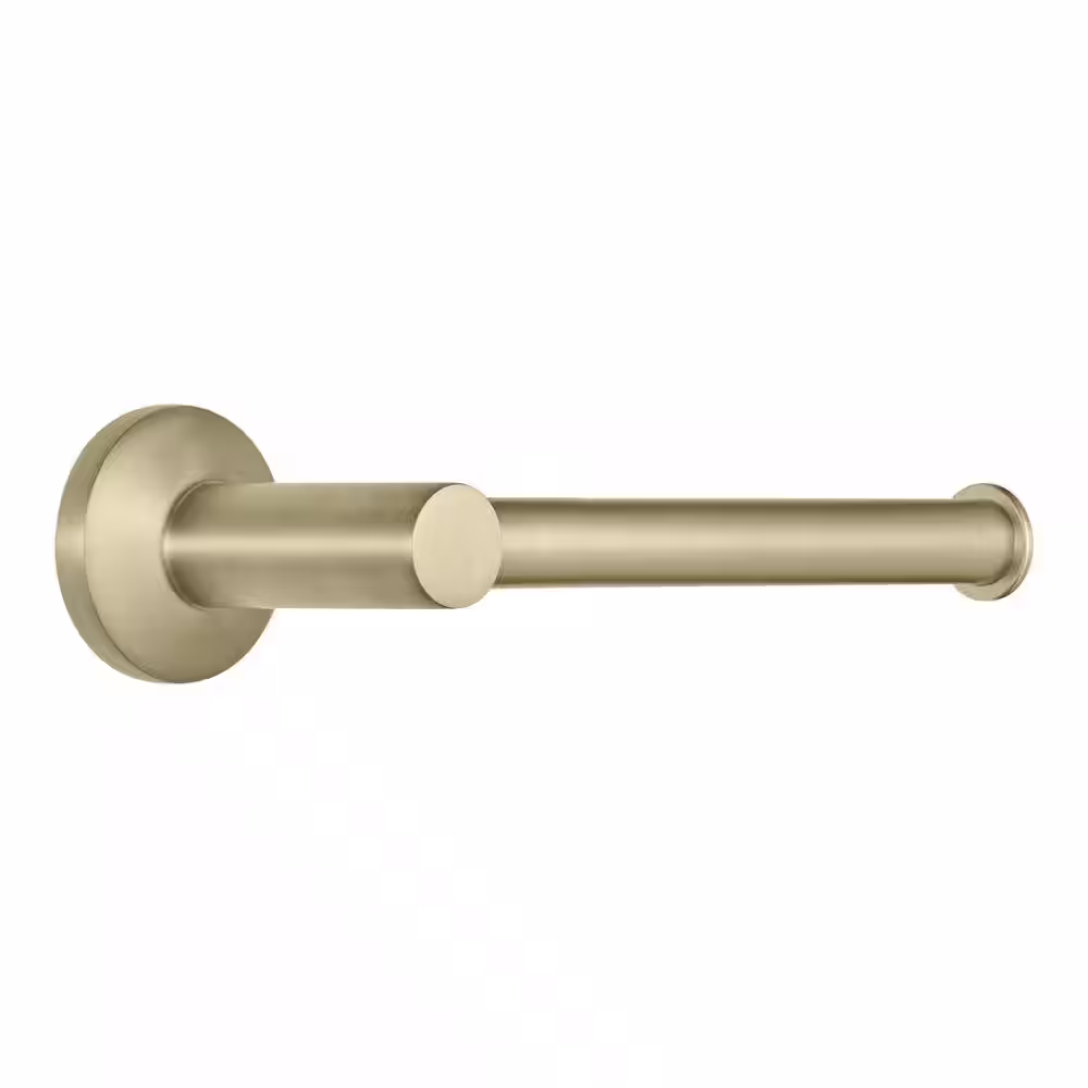 Glacier Bay Dorind Single Post Toilet Paper Holder in Matte Gold