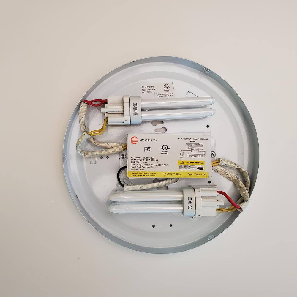 AMAX LIGHTING 120-Volt 5.13 in. Electronic Ballast 2-PLC 13-Watt Lamps