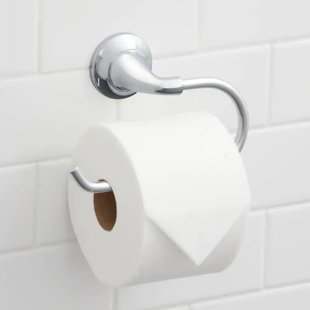 Glacier Bay Constructor Single Post Toilet Paper Holder in Chrome