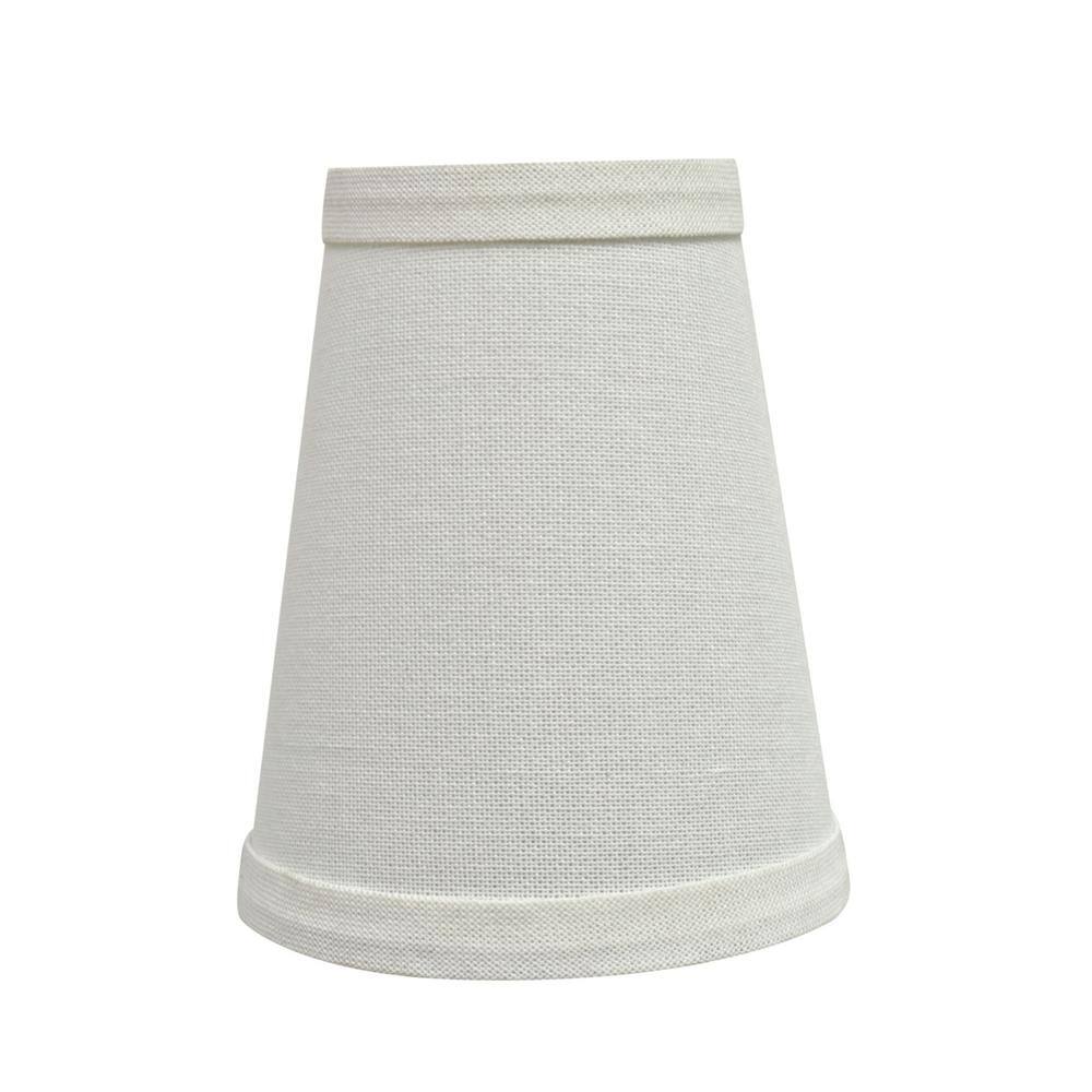 Aspen Creative Corporation 4 in. x 5 in. White Hardback Empire Lamp Shade (5-Pack)
