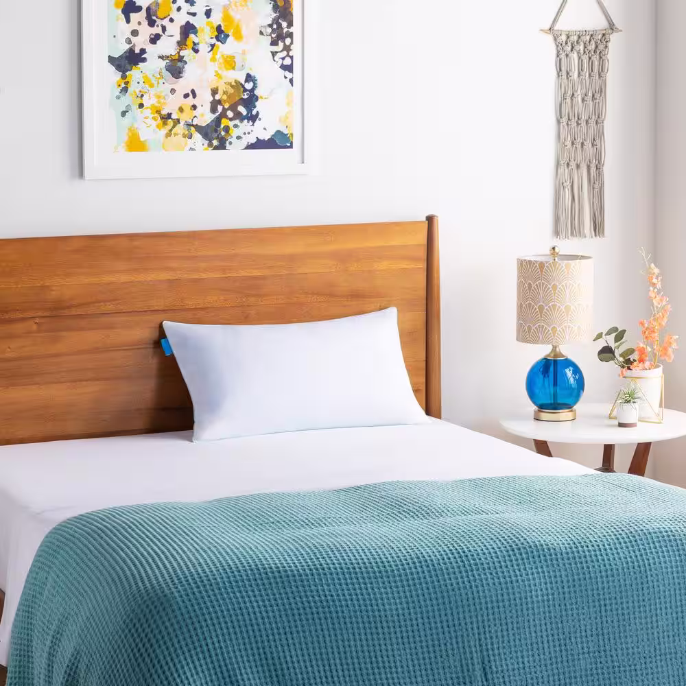 Linenspa Essentials Gel Encased Shredded Memory Foam White King Pillow