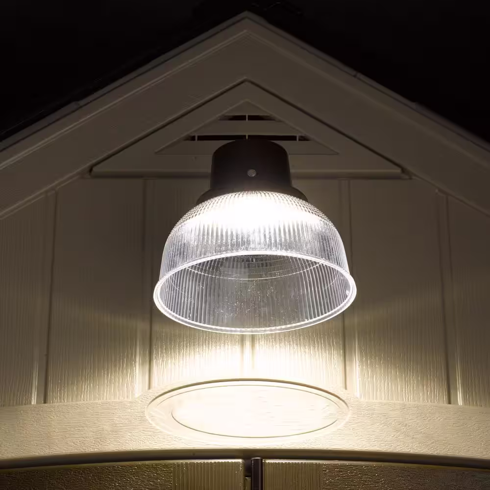 Honeywell 22-Watt Wall/Pole Mount Integrated LED Bronze Outdoor Area Light with Dusk to Dawn Sensor