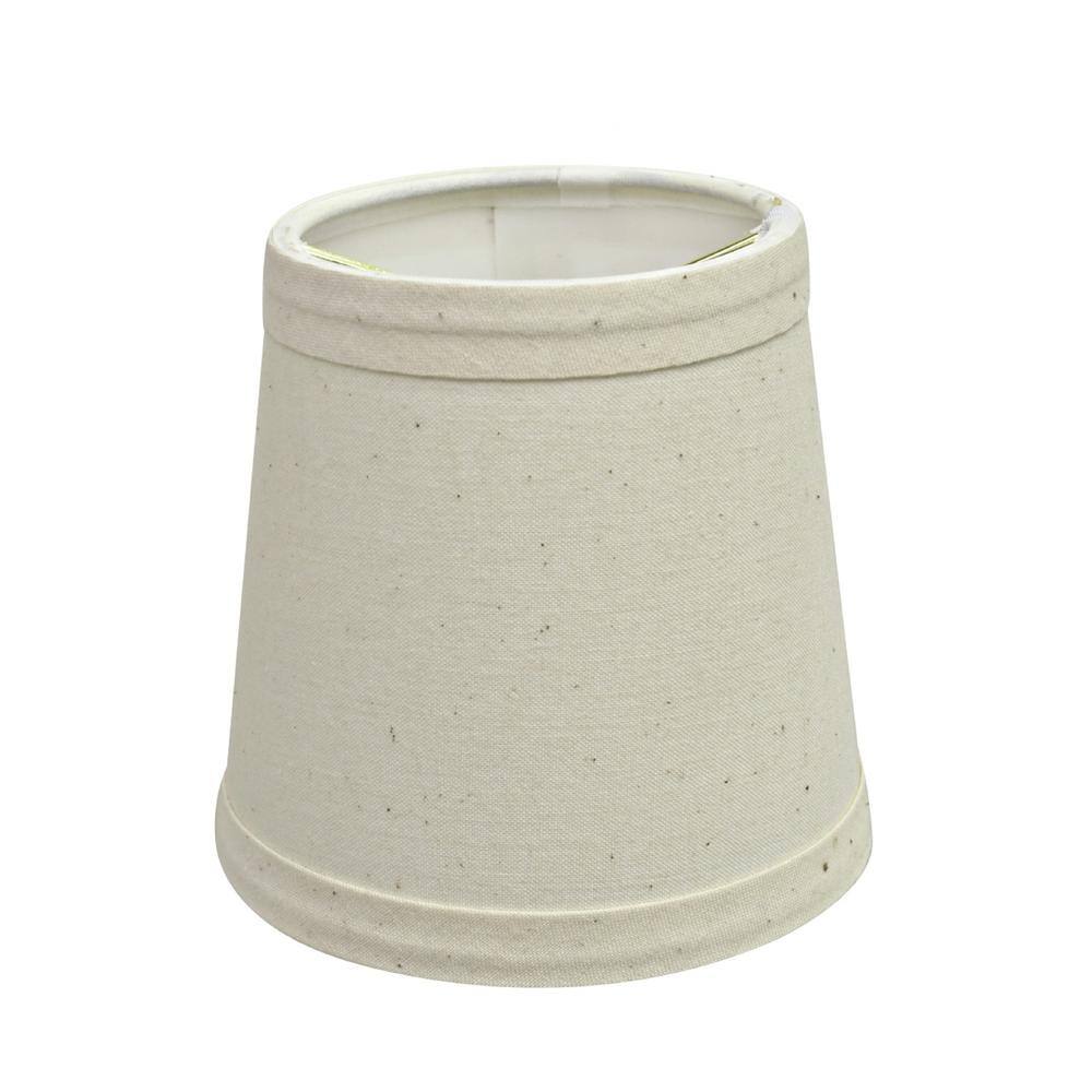 Aspen Creative Corporation 4 in. x 4 in. Off White Hardback Empire Lamp Shade (2-Pack)