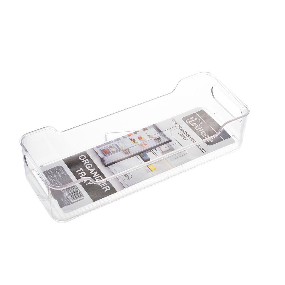 None 11.75 in. Acrylic Food Storage Container Kitchen Organizer 2-Pack