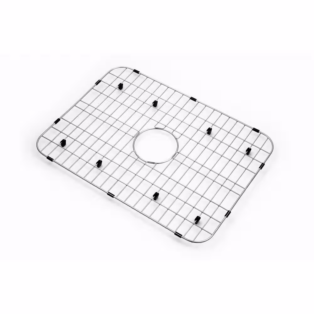 HOUZER Wirecraft 17.13 in. x 23.44 in. Bottom Grid for Kitchen Sinks in Stainless Steel