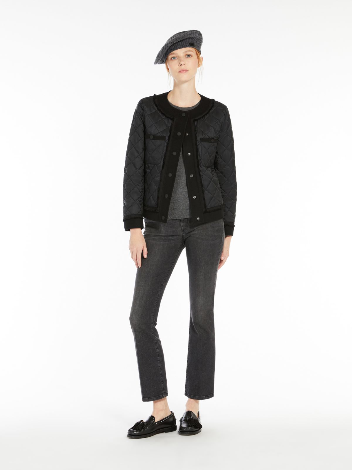 WEEKEND MAX MARA Water-repellent fabric and double-sided wool jacket