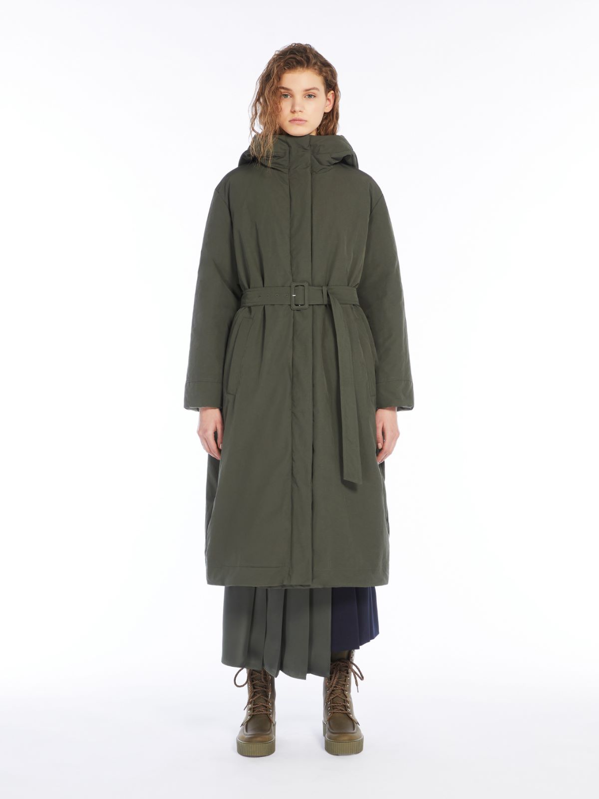 WEEKEND MAX MARA Reversible water-repellent technical cotton parka