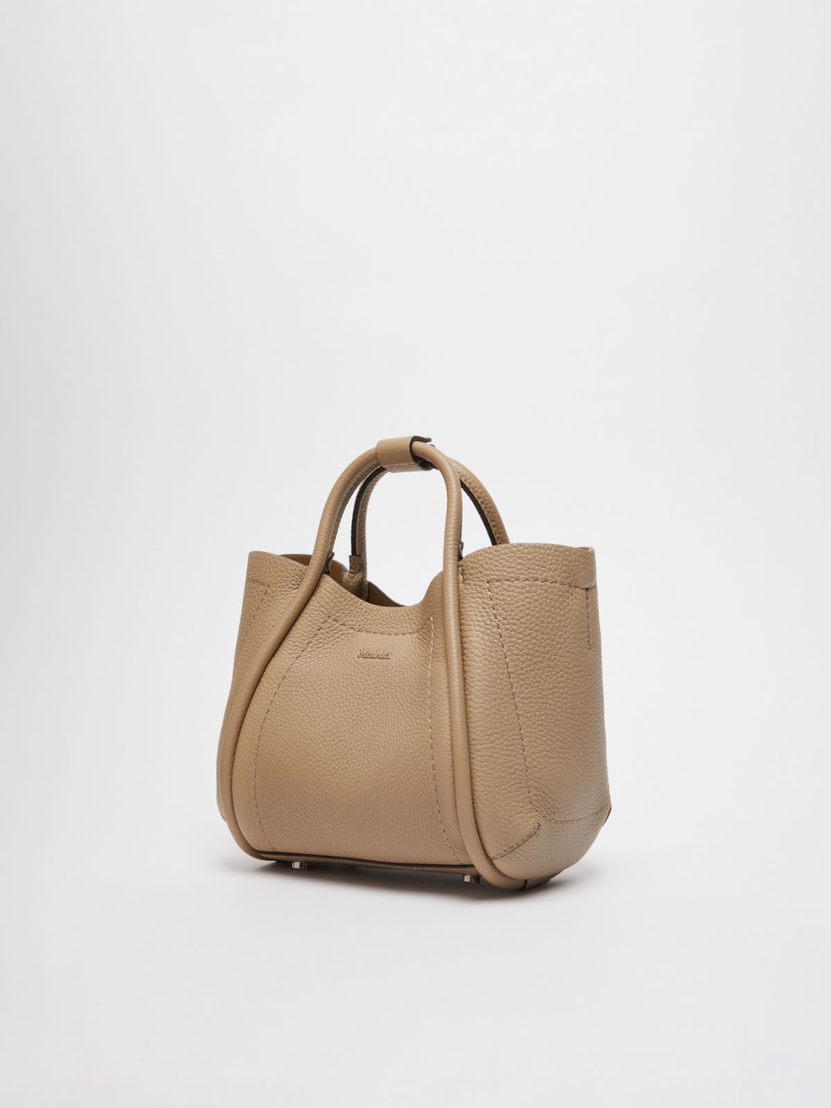 MAXMARA ACCESSORI Extra-small leather Marine bag with deerskin print